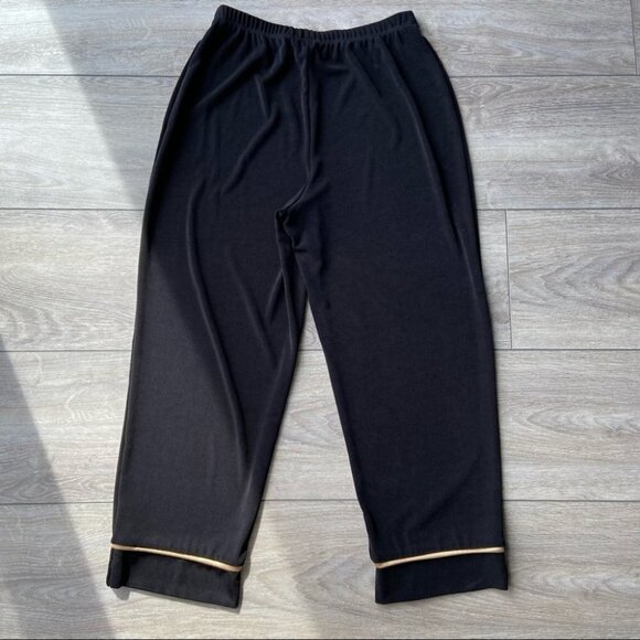 Vintage Picadilly Crepe Straight Leg Pull On Pants - Picture 11 of 12